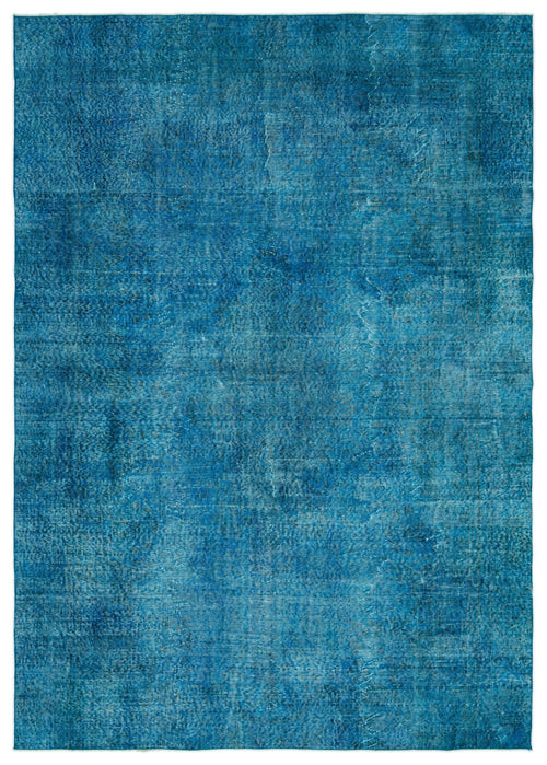 Atina Turquoise Vintage Wool Handmade Area Rug 5'11" x 9'5"