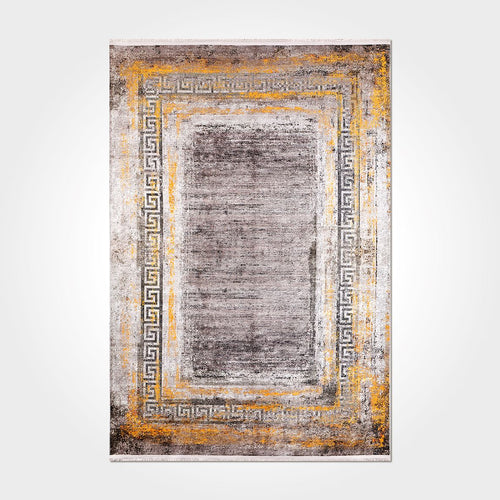 Digital Print Area Rug – Washable Non Slip Polyester Chenille Rug With Cotton Yarn Frame Style