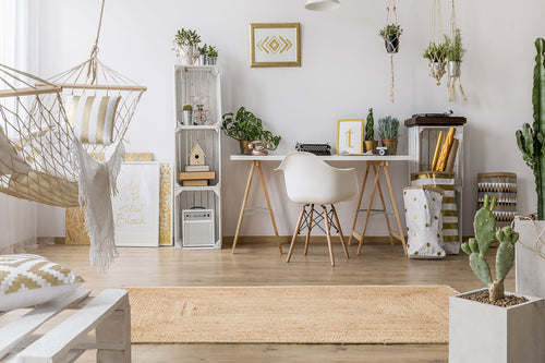 Handmade Jute Rug – Beige Modern Natural Jute Carpet With Soft Texture