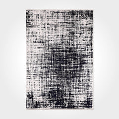 Geometric Area Rug - Washable Non Slip Chenille Cotton Rug with Modern Design