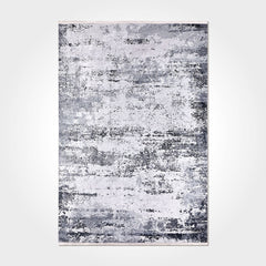 Modern Chenille Area Rug – Washable Non Slip Cotton Polyester Carpet