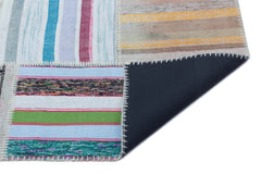 Teselya 22508 Multy Striped Wool Handmade Area Rug 5'3" x 7'5"