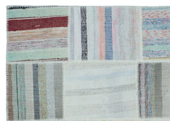 Teselya 22509 Multy Striped Wool Handmade Area Rug 5'3" x 7'5"