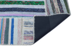 Teselya 22512 Multy Striped Wool Handmade Area Rug 5'3" x 7'5"