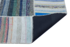 Teselya 22527 Multy Striped Wool Handmade Area Rug 5'3" x 7'5"