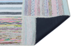 Teselya 22537 Multy Striped Wool Handmade Area Rug 5'3" x 7'5"