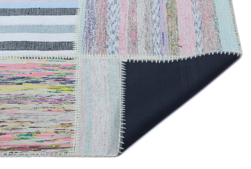 Teselya 22537 Multy Striped Wool Handmade Area Rug 5'3" x 7'5"