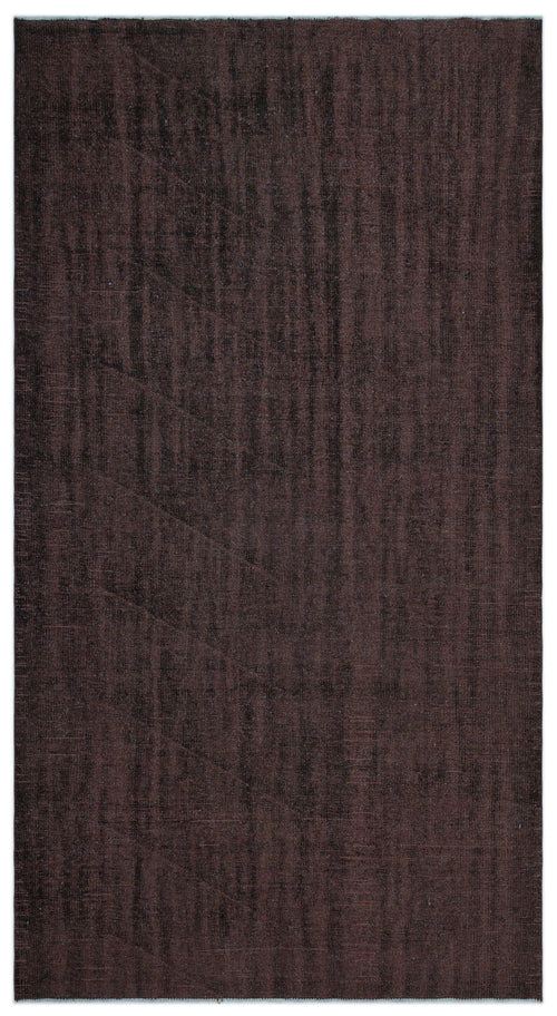 Atina Brown Vintage Wool Handmade Area Rug 5'5" x 8'8"