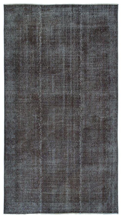 Atina Grey Vintage Wool Handmade Area Rug 5'8" x 8'0"