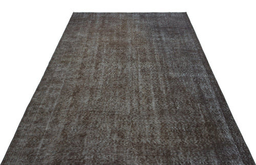 Atina Grey Vintage Wool Handmade Area Rug 5'8" x 8'11"