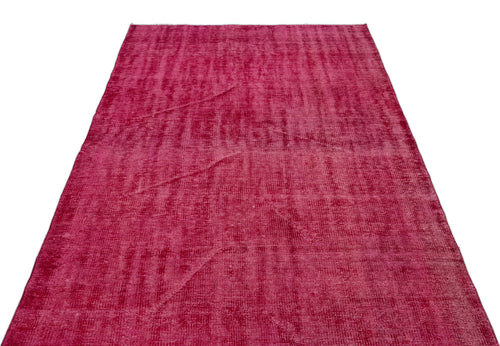 Atina Red Vintage Wool Handmade Area Rug 5'3" x 9'0"