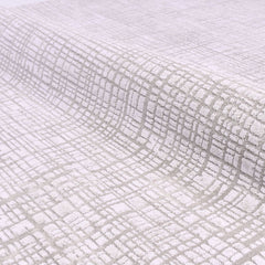 Beige Striped Area Rug – Machine Made Rug With 10 Mm Pile, Soft Texture Carpet