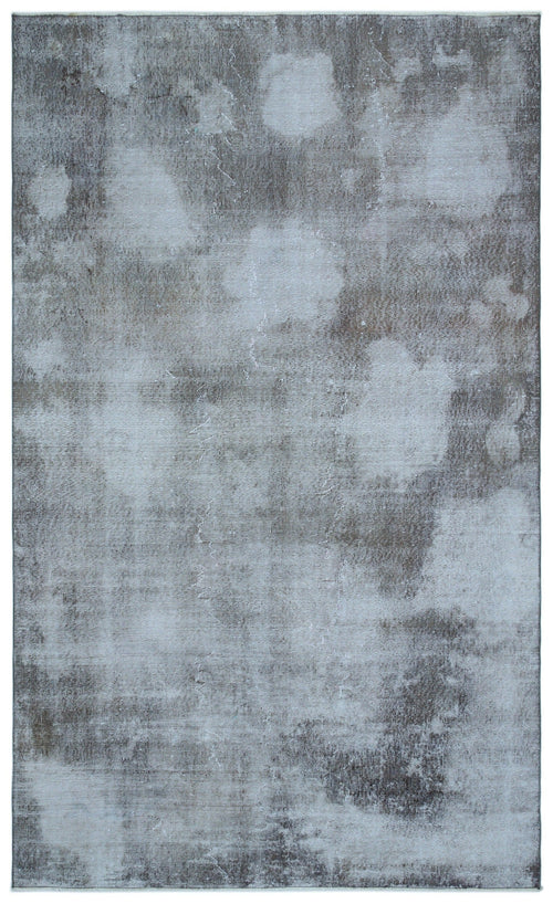 Atina Blue Vintage Wool Handmade Area Rug 5'8" x 9'3"