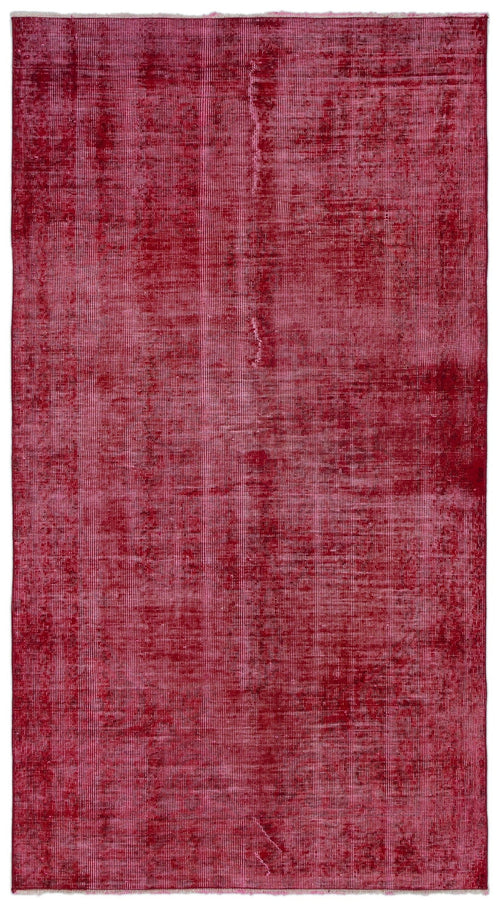 Atina Red Vintage Wool Handmade Area Rug 3'8" x 6'10"