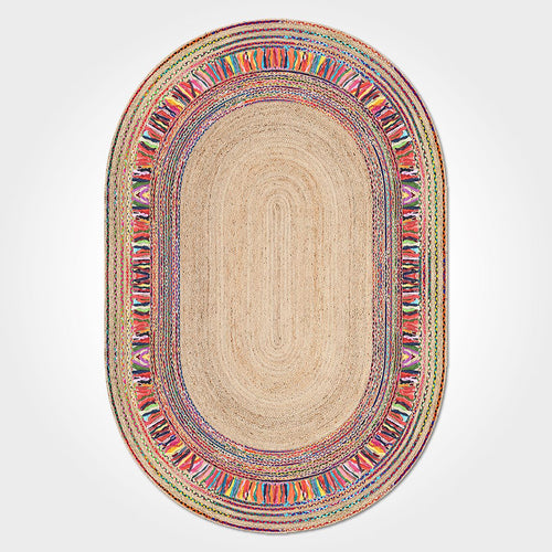 Chenille Kitchen Rug – Machine Made Cream Chenille Cotton Polyester Mat