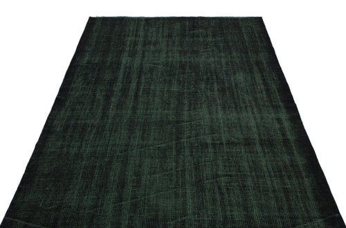 Atina Black Vintage Wool Handmade Area Rug 5'2" x 8'1"