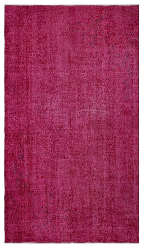 Atina Red Vintage Wool Handmade Area Rug 5'2" x 9'2"