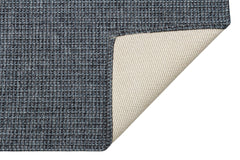 Modern Cotton Kilim - Anthracite Woven Kilim Carpet | Non Slip Soft Texture Rug