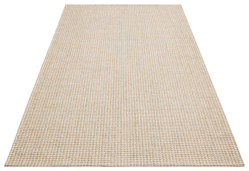 Modern Cotton Kilim Woven Kilim Carpet - Cream Area Rug | Non Slip Flatweave
