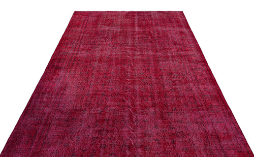 Atina Red Vintage Wool Handmade Area Rug 6'0" x 10'1"