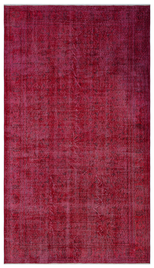 Atina Red Vintage Wool Handmade Area Rug 6'0" x 10'1"