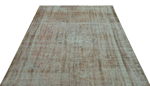 Atina Brown Vintage Wool Handmade Area Rug 5'7" x 9'10"