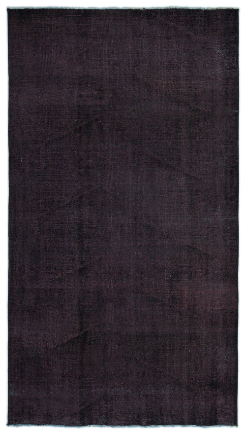 Atina Purple Vintage Wool Handmade Area Rug 4'8" x 7'11"
