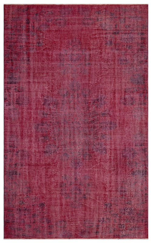 Atina Red Vintage Wool Handmade Area Rug 5'8" x 9'0"