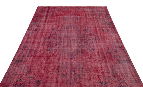 Atina Red Vintage Wool Handmade Area Rug 5'8" x 9'0"