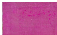 Atina Pink Vintage Wool Handmade Area Rug 5'6" x 7'10"