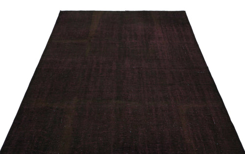 Atina Black Vintage Wool Handmade Area Rug 5'3" x 9'0"