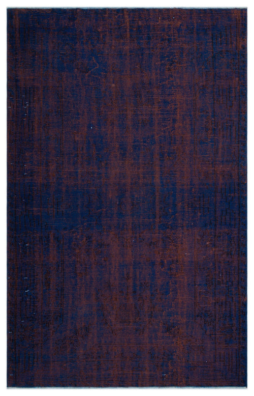 Atina Blue Vintage Wool Handmade Area Rug 5'9" x 9'5"