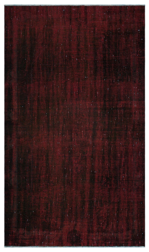 Atina Red Vintage Wool Handmade Area Rug 5'5" x 9'2"