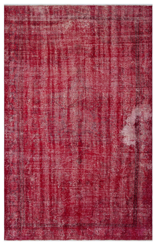 Atina Red Vintage Wool Handmade Area Rug 3'3" x 13'5"