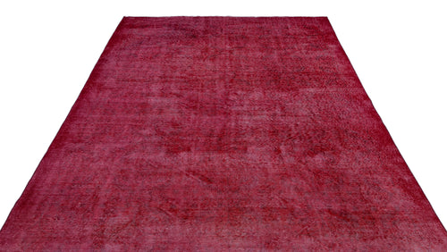Atina Red Vintage Wool Handmade Area Rug 6'9" x 10'4"