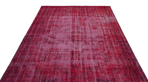 Atina Red Vintage Wool Handmade Area Rug 6'4" x 9'7"