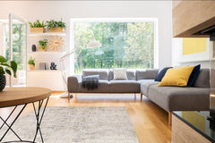 Modern Area Rug – Machine Made Rug Beige Carpet | Dustproof Washable Non Slip