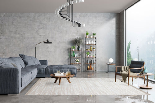 Modern Machine Made Rug – Beige Area Rug | Dustproof Washable Non Slip Carpet