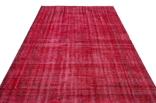 Atina Red Vintage Wool Handmade Area Rug 6'0" x 9'2"