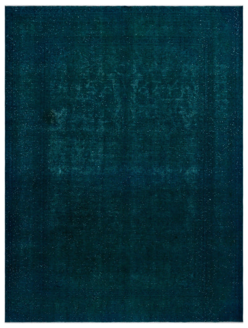 Epir Turquoise Vintage Wool Handmade Area Rug 9'1" x 12'2"