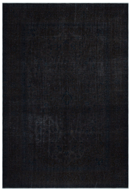 Epir Grey Vintage Wool Handmade Area Rug 9'1" x 13'3"