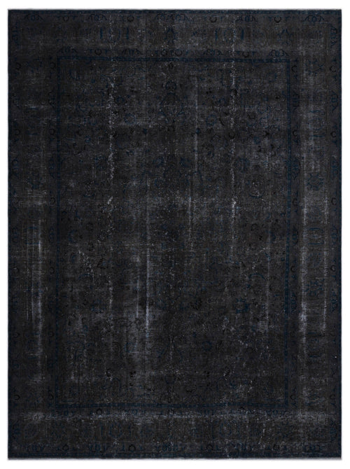 Epir Grey Vintage Wool Handmade Area Rug 9'7" x 12'7"