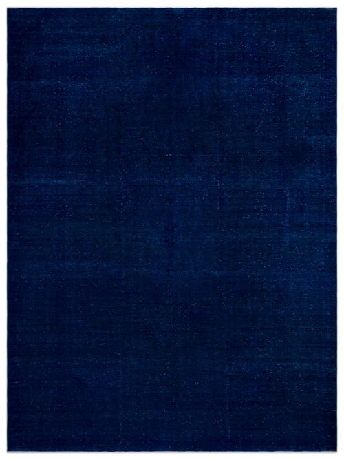 Epir Blue Vintage Wool Handmade Area Rug 9'7" x 13'0"