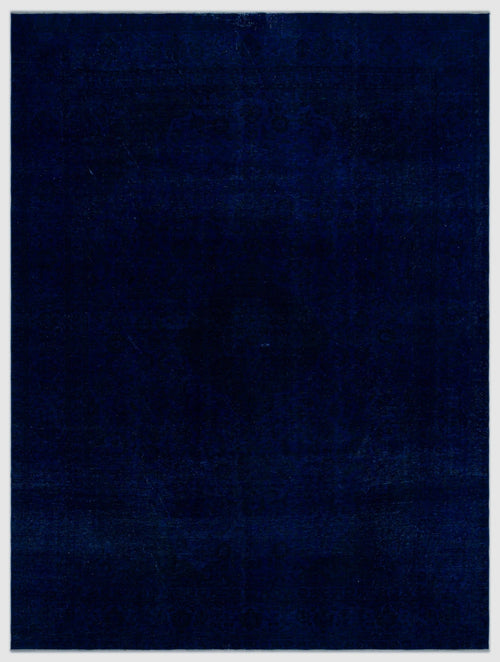 Epir Blue Vintage Wool Handmade Area Rug 9'3" x 12'2"