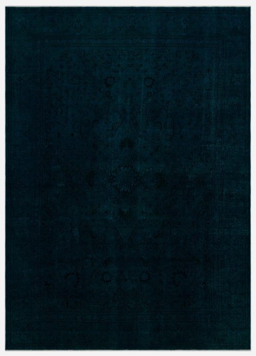 Epir Turquoise Vintage Wool Handmade Area Rug 9'3" x 12'8"