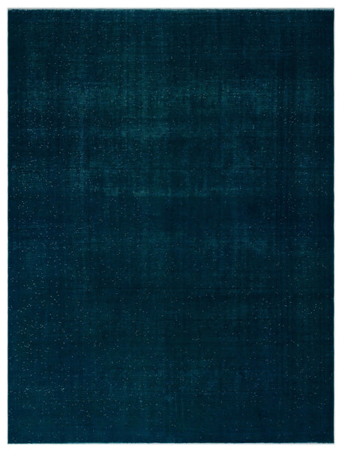 Epir Turquoise Vintage Wool Handmade Area Rug 9'9" x 13'0"