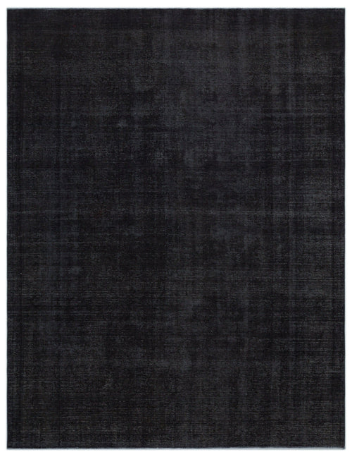 Epir Grey Vintage Wool Handmade Area Rug 9'11" x 12'9"