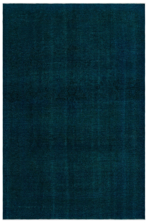 Epir Turquoise Vintage Wool Handmade Area Rug 9'2" x 13'9"