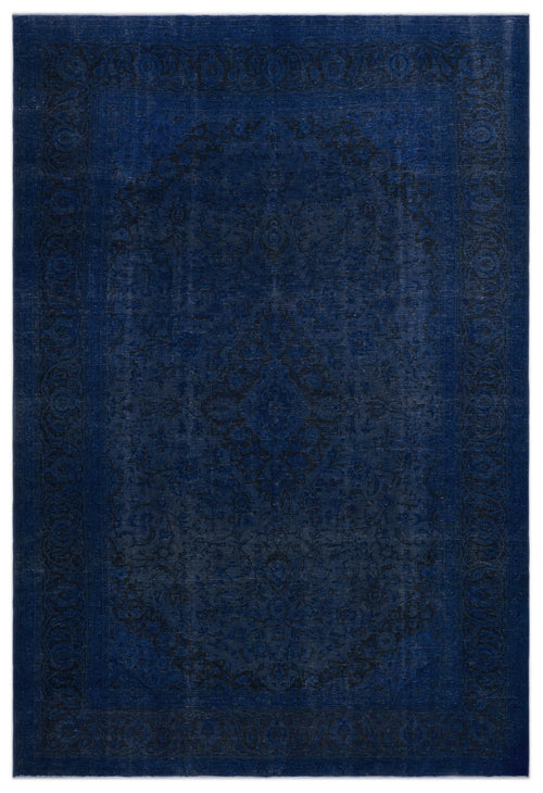Epir Blue Vintage Wool Handmade Area Rug 8'7" x 12'10"