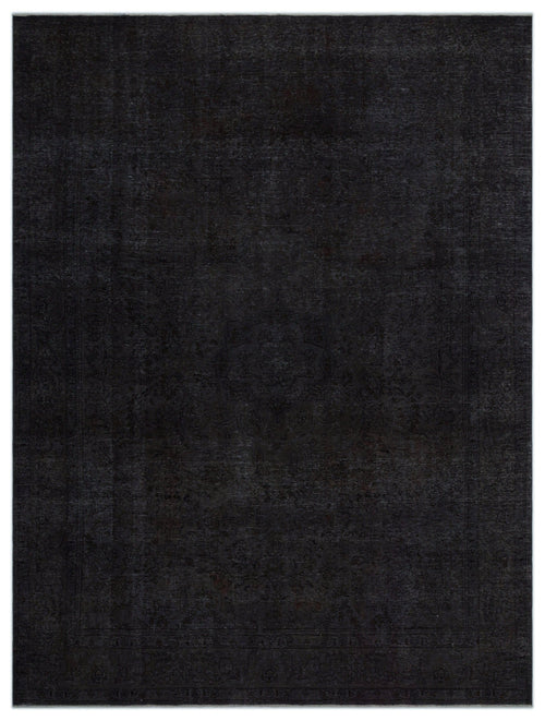 Epir Grey Vintage Wool Handmade Area Rug 9'6" x 12'8"